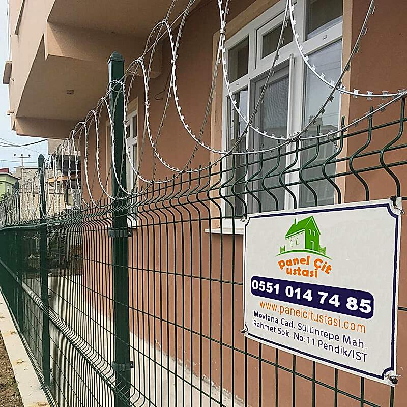 Duvar üstü çit uygulaması